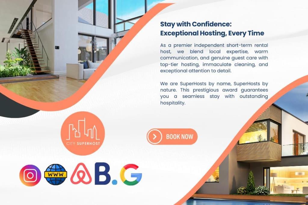 Sleeps 16 Etihad Coop Live By Superhost Casa de férias *